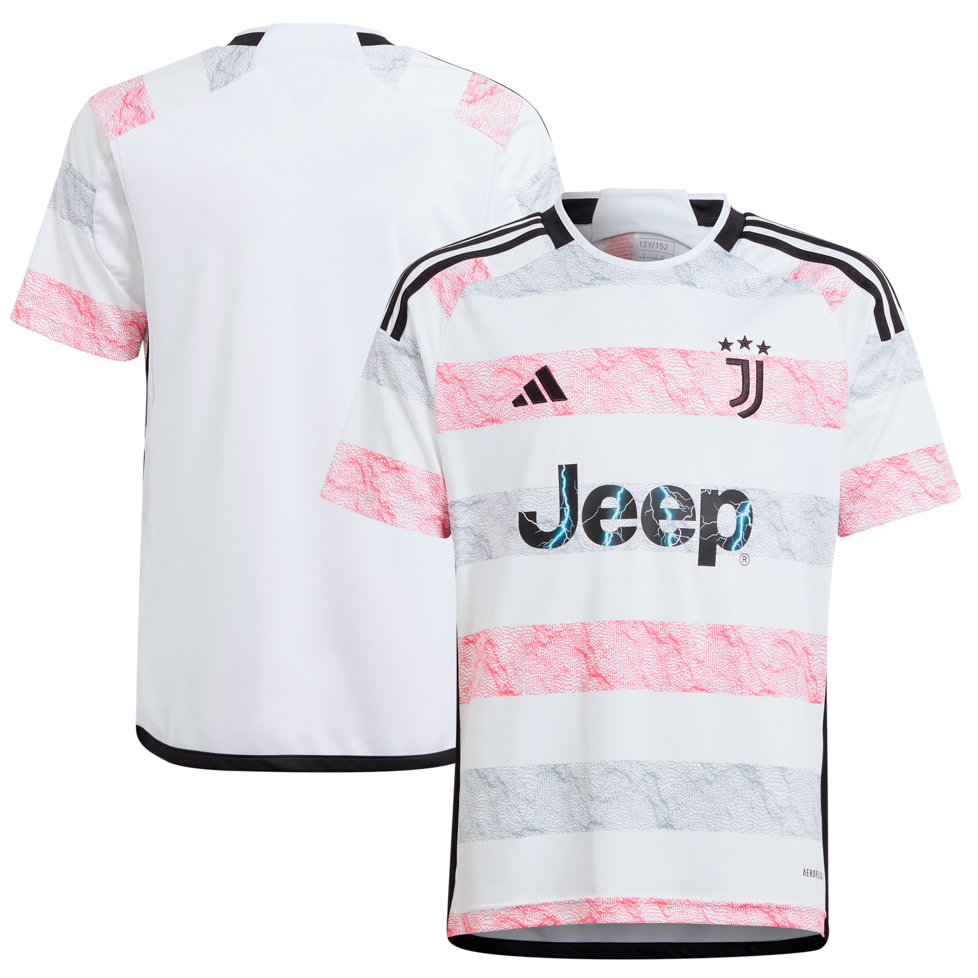 Juventus Youth 2023/24 Away Replica Jersey – White