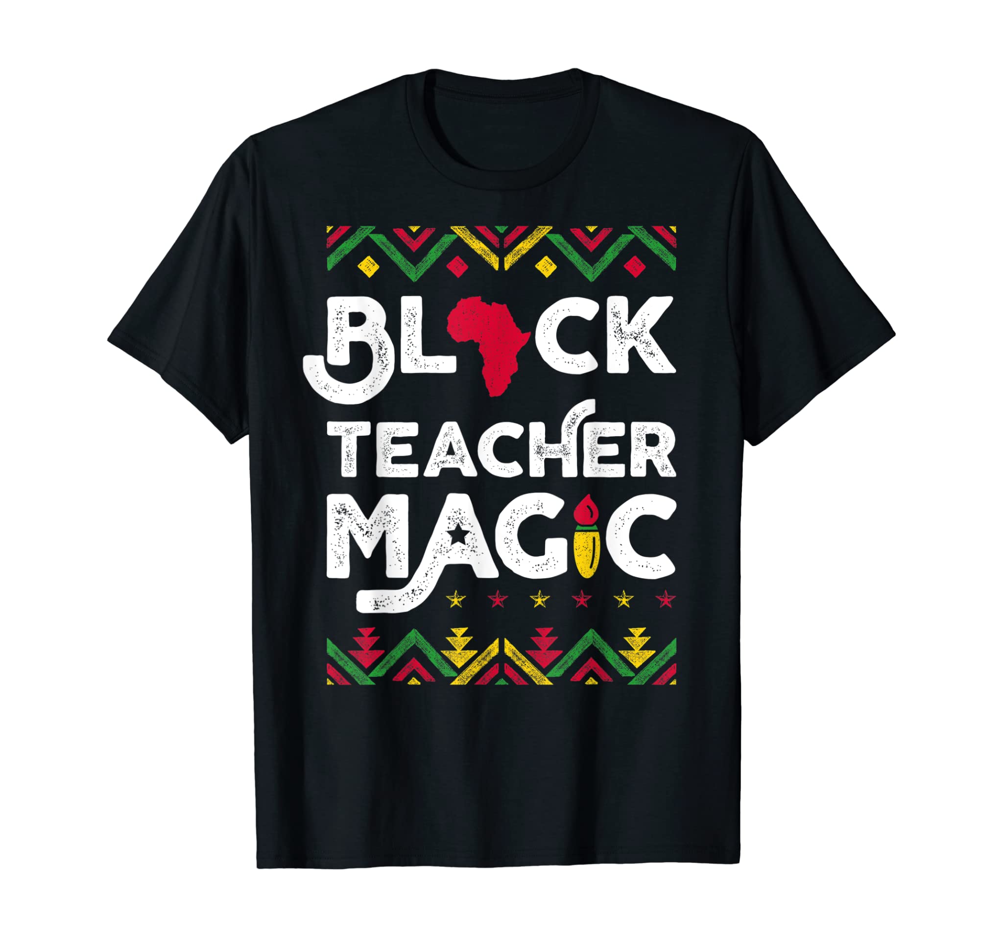 Black Teacher Magic Shirt Teacher Black History Month T-Shirt