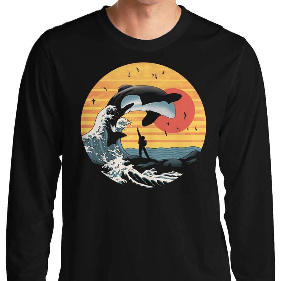 The Great Whale Off Kanagawa – Long Sleeve T-Shirt