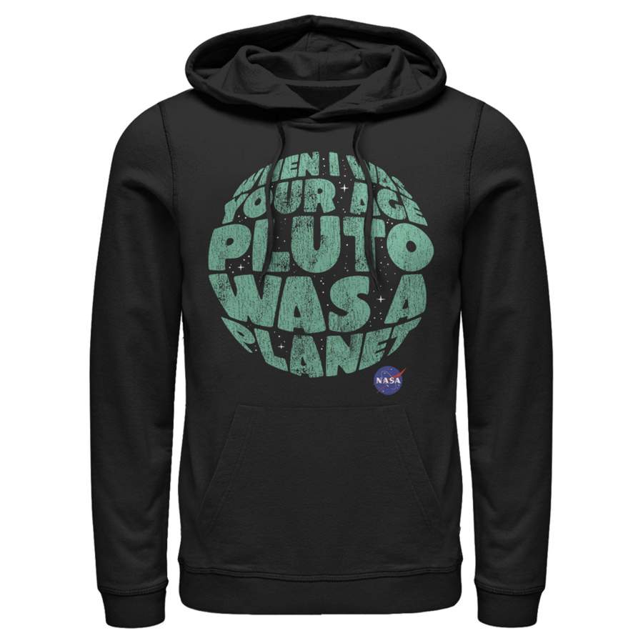 NASA Men’s Pluto Was A Planet  Lightweight Hoodie