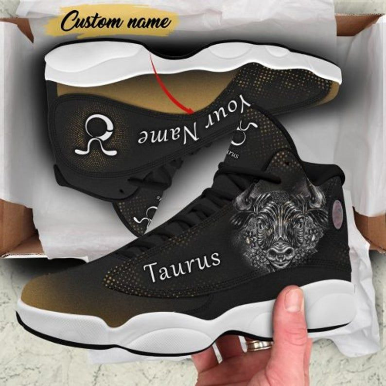 Taurus Jd13 Sneakers, Zodiac Lover, Jd 13 Shoes For Men And Women, Taurus Shoes, Personalized Shoes