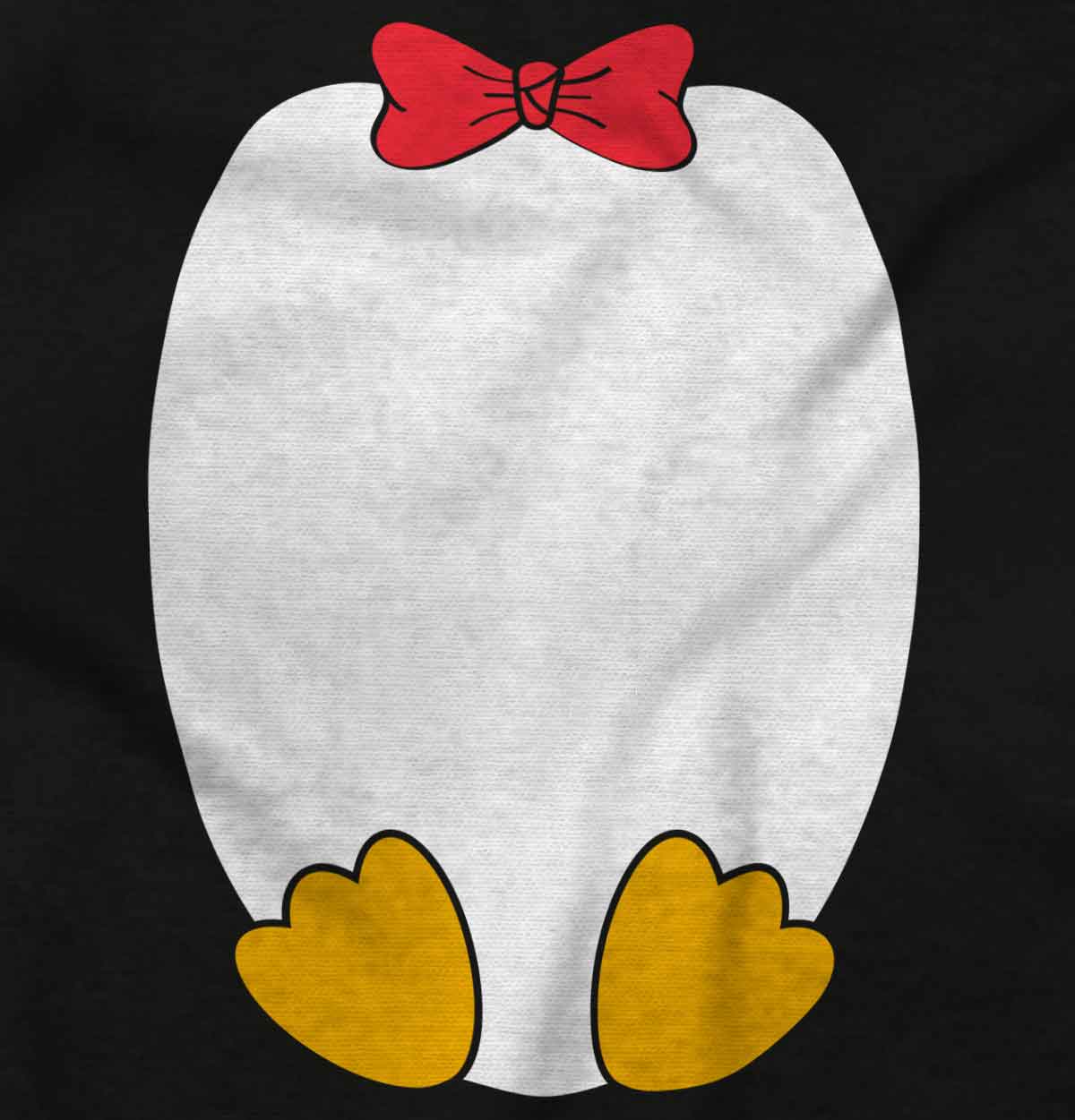 Baby Penguin Tuxedo Ladies T Shirt