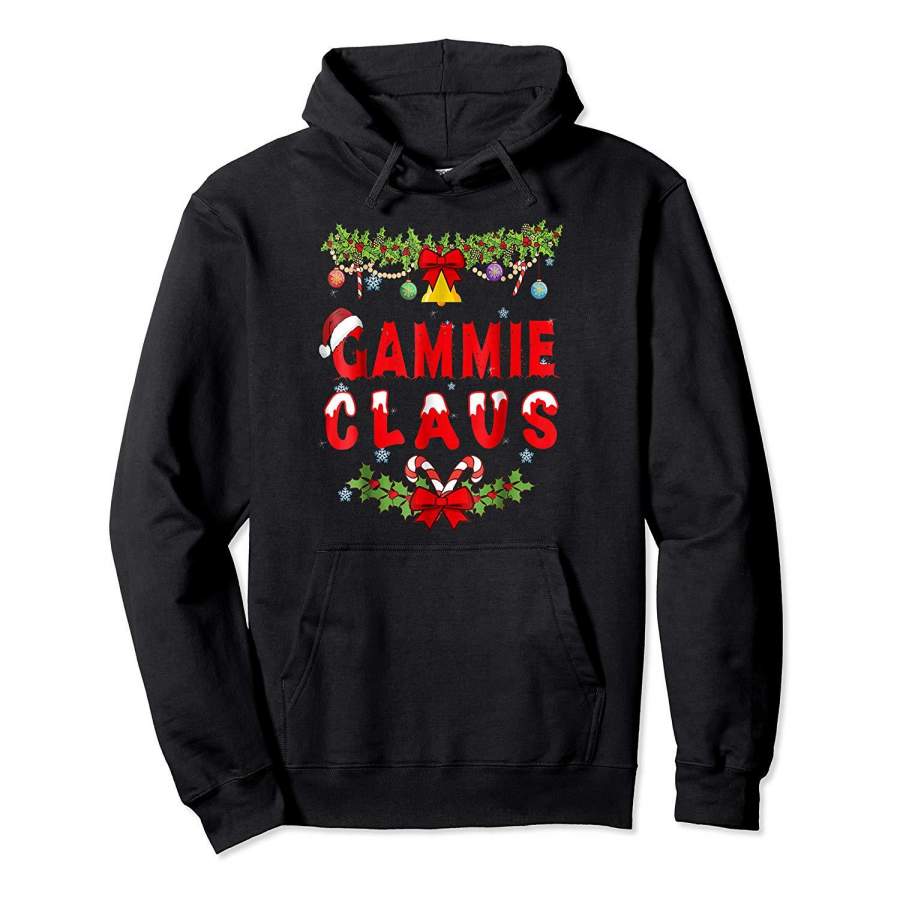Xmas Gammie Claus Bell Snow Santa Family Christmas Hoodie