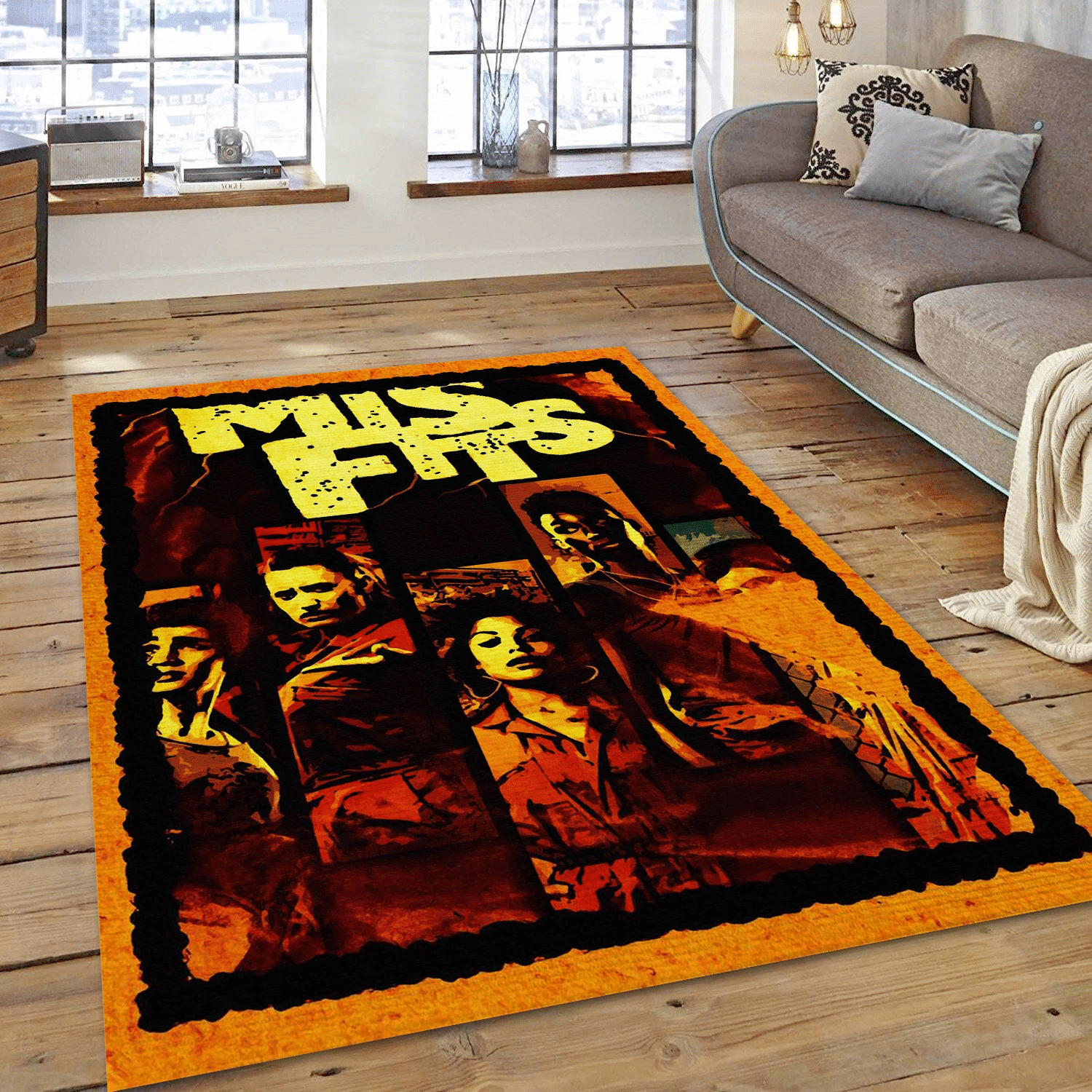 Misfits 2 Music Area Rug, Living Room  Rug – Christmas Gift Us Decor