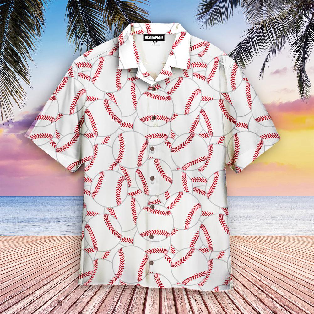 White Tennis Ball Pattern Hawaii Shirt For Men Women Ha72143