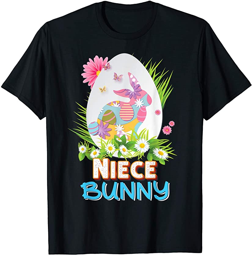 Niece Bunny Cute Matching Family Rabbit Easter Egg Hunt Love T-Shirt