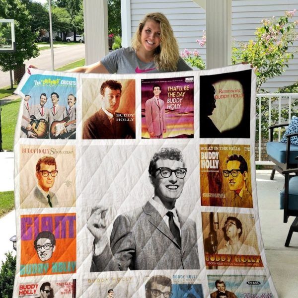 Buddy Holly 3D Quilt Blanket HGM4