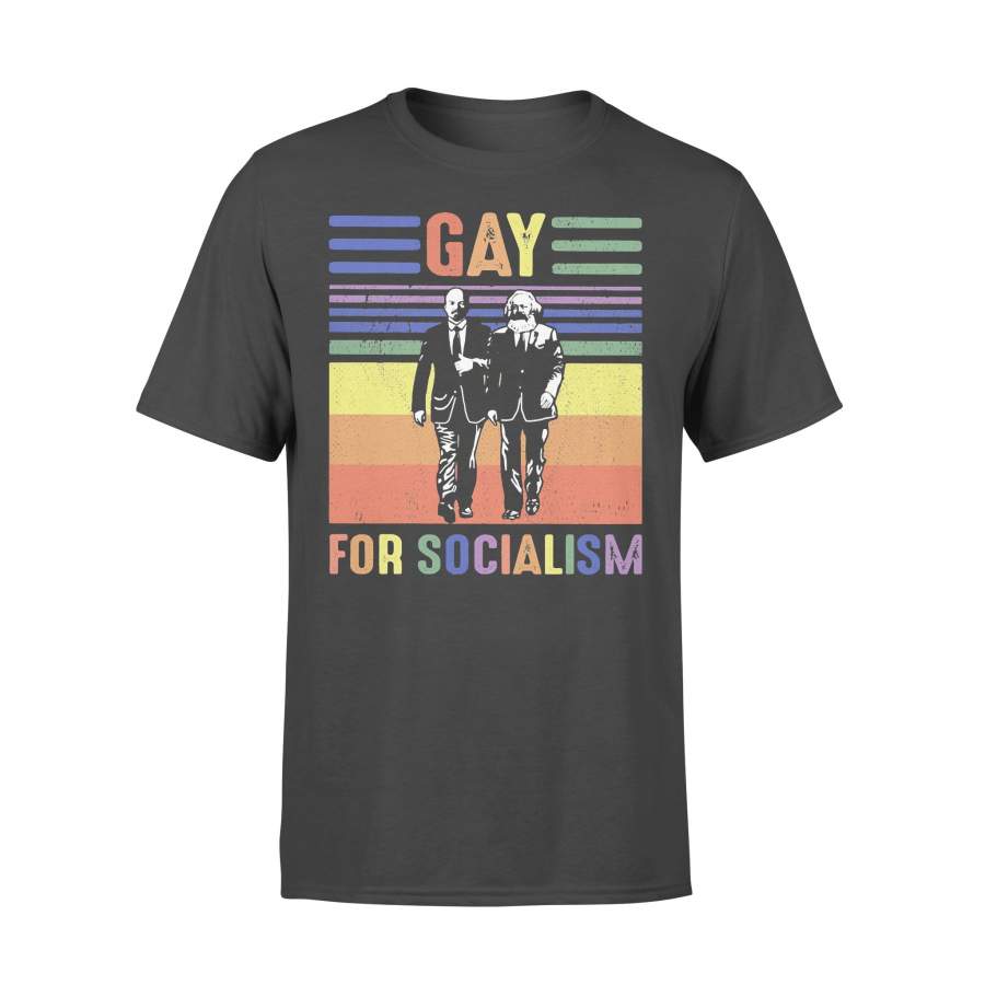 Lgbt Gay For Socialism Vintage T-shirt