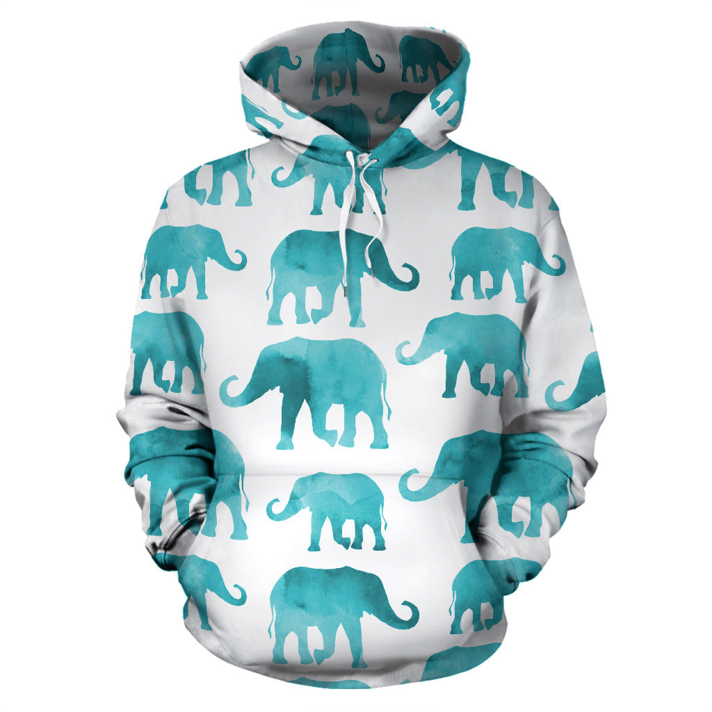 Watercolor Elephant Hoodie