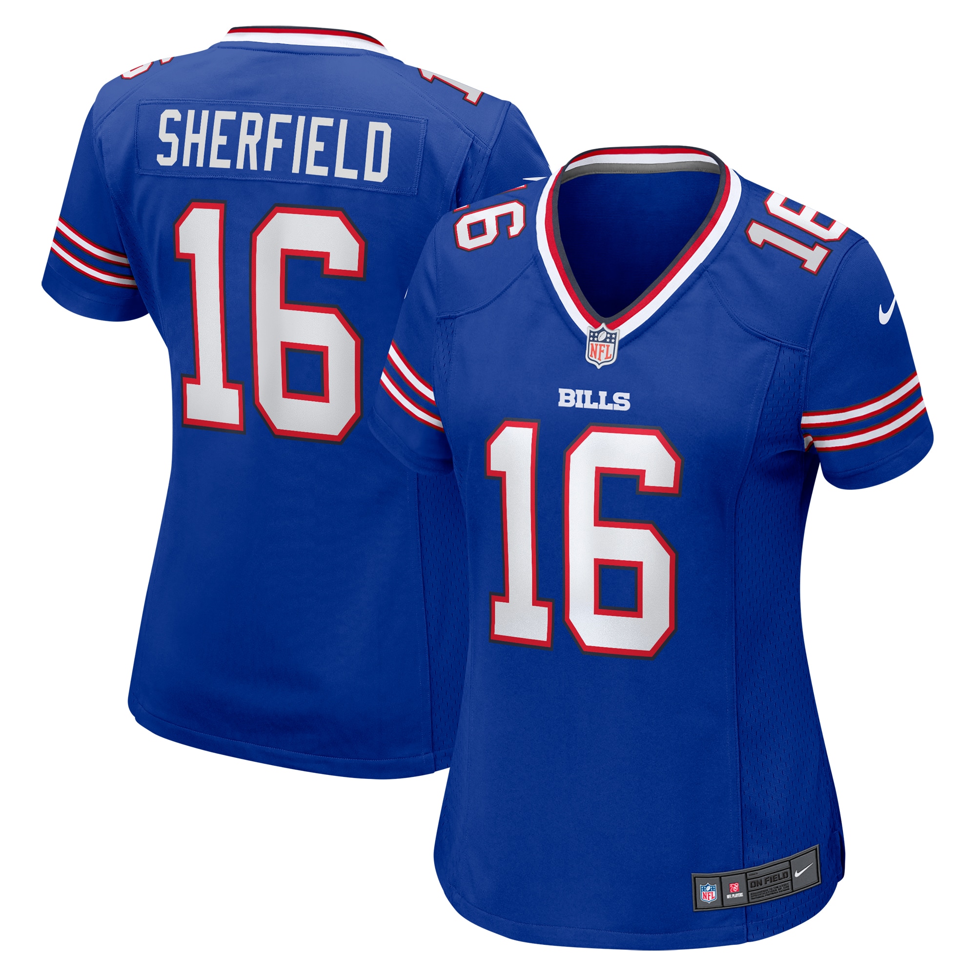 Women’s Buffalo Bills Trent Sherfield Royal Game Player Jersey