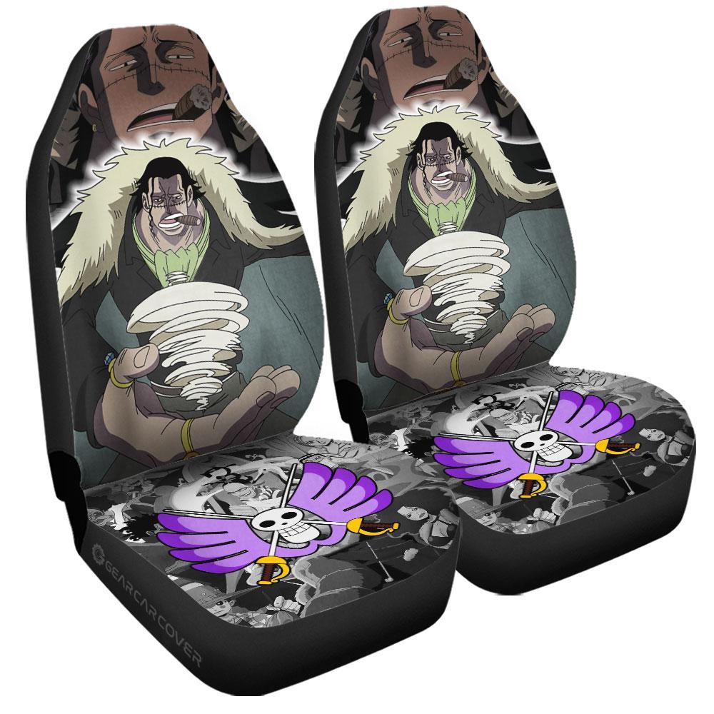 Crocodile Car Seat Covers Custom Anime One Piece Car Interior Accessories