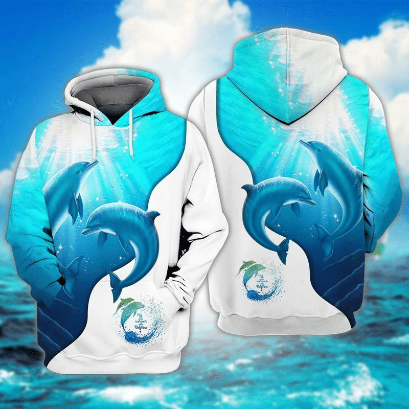 Dolphin Ocean 2 Gift For Men And Women 3D Hoodie Zip Hoodie Y97