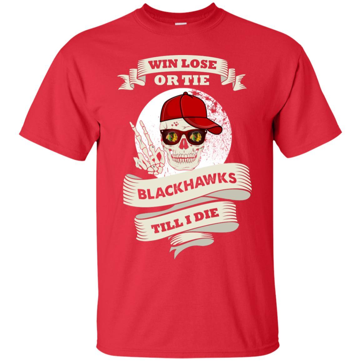 Cute Skull Say Hi Chicago Blackhawks Tshirt For Fans