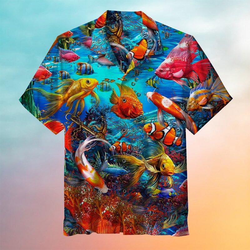 Colorful Fishes Hawaii Shirt Unisex Adult Ha56500