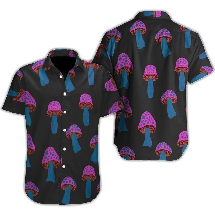 Cover Your Body With Amazing Hawaii Aloha Shirts Purple Mushroom Ha96166