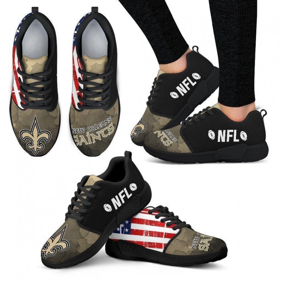 Simple Fashion New Orleans Saints Shoes Athletic Sneakers #230