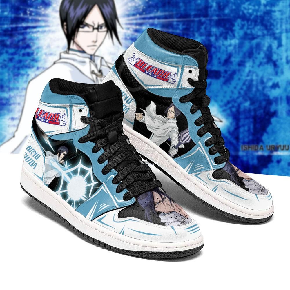 Uryu Ishida Bleach Sneakers Anime Custom Shoes Mn09 Unisex Men Women