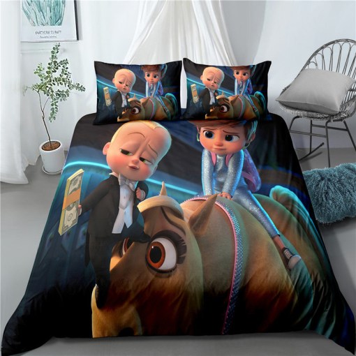 The Boss Baby 10 Duvet Cover Pillowcase Home Decor 3D Bedding Set 4144