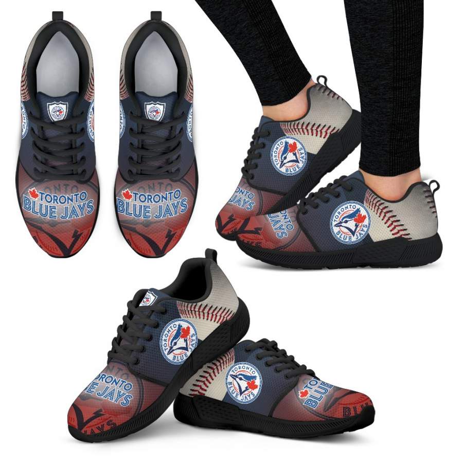 Awesome Toronto Blue Jays Running Sneakers For Baseball Fan