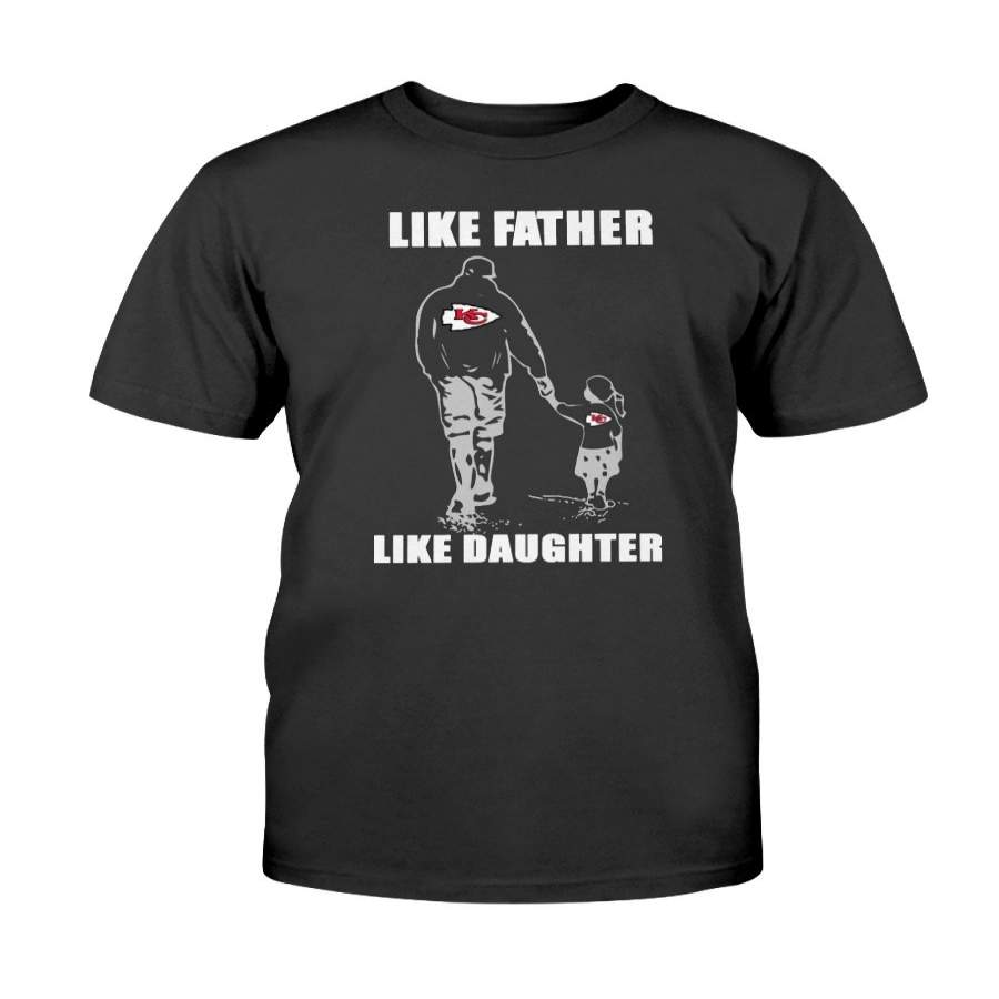 Fortuitous Kansas City Chiefs – Like Father Like Daughter Father’s Day Shirt T-Shirt