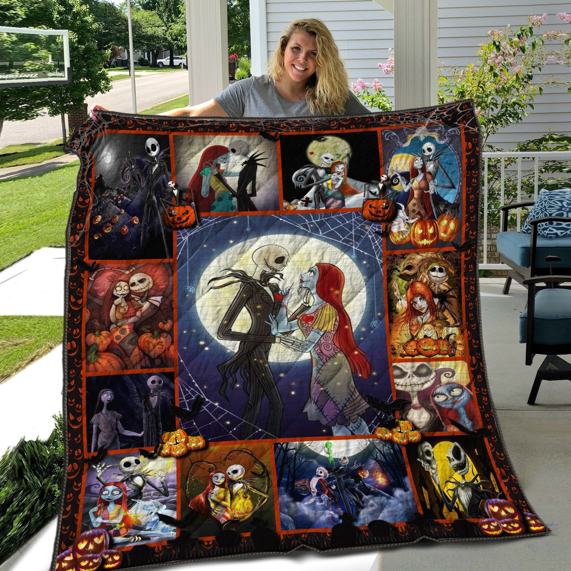 1 Halloween – The Nightmare Before Christmas – Meant To Be – Quilt – LDD0309xCS