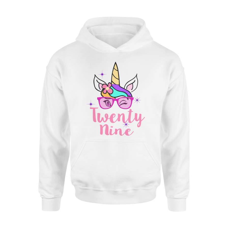 29th Birthday Unicorn Gift For BirthdayHoodie