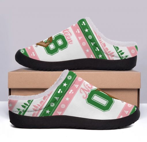 Alpha Kappa Alpha 3D Fleece Slipper