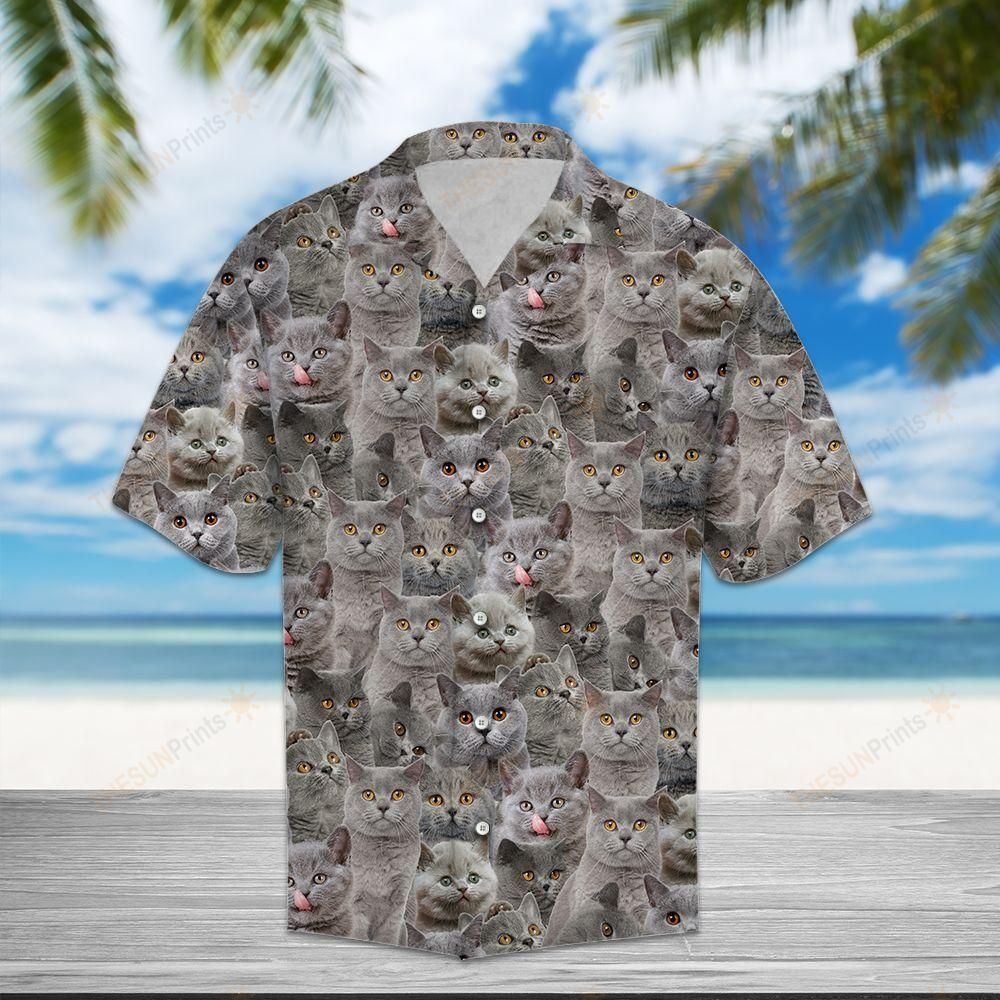 British Shorthair Awesome Hawaiian Shirt Ha99439