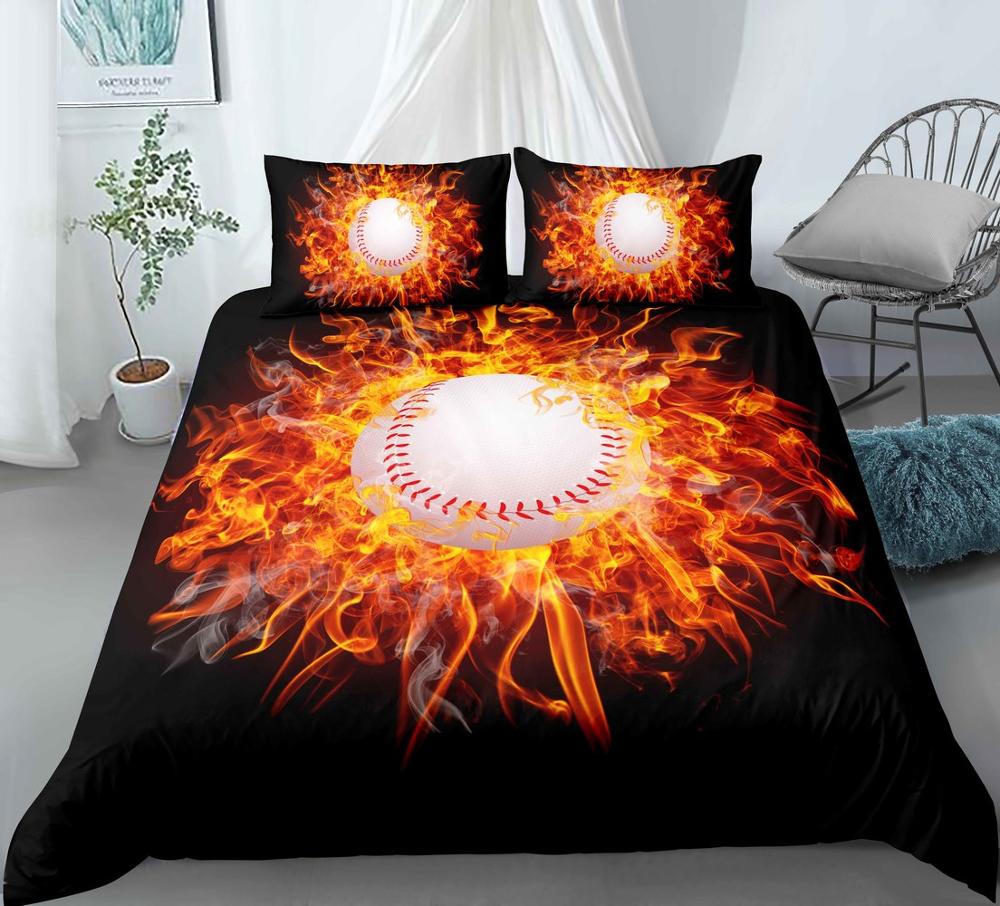 3D Basketball Football Volleyball Ball Duvet Covers Set Bedding Sets Home Decoration Cover Pillowcase