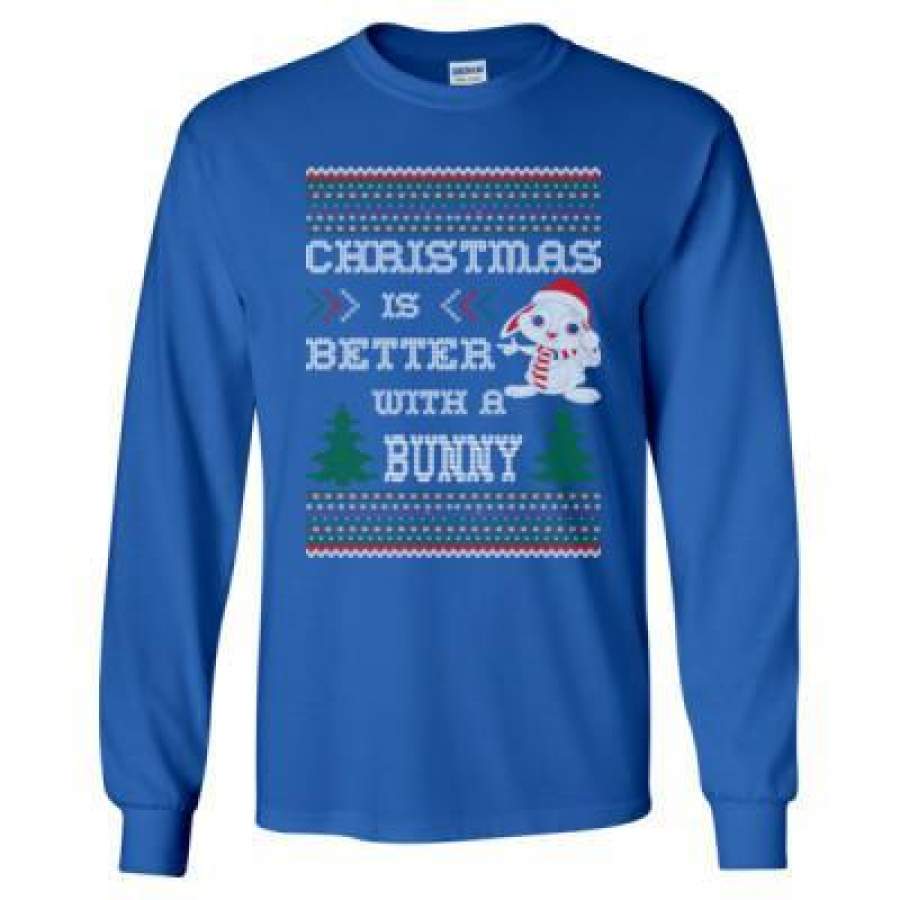 AGR Christmas Is Better With A Bunny – Long Sleeve T-Shirt