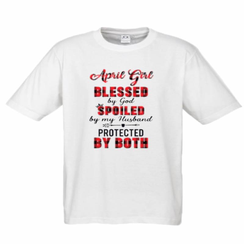 April Girl Blessed RS T shirt