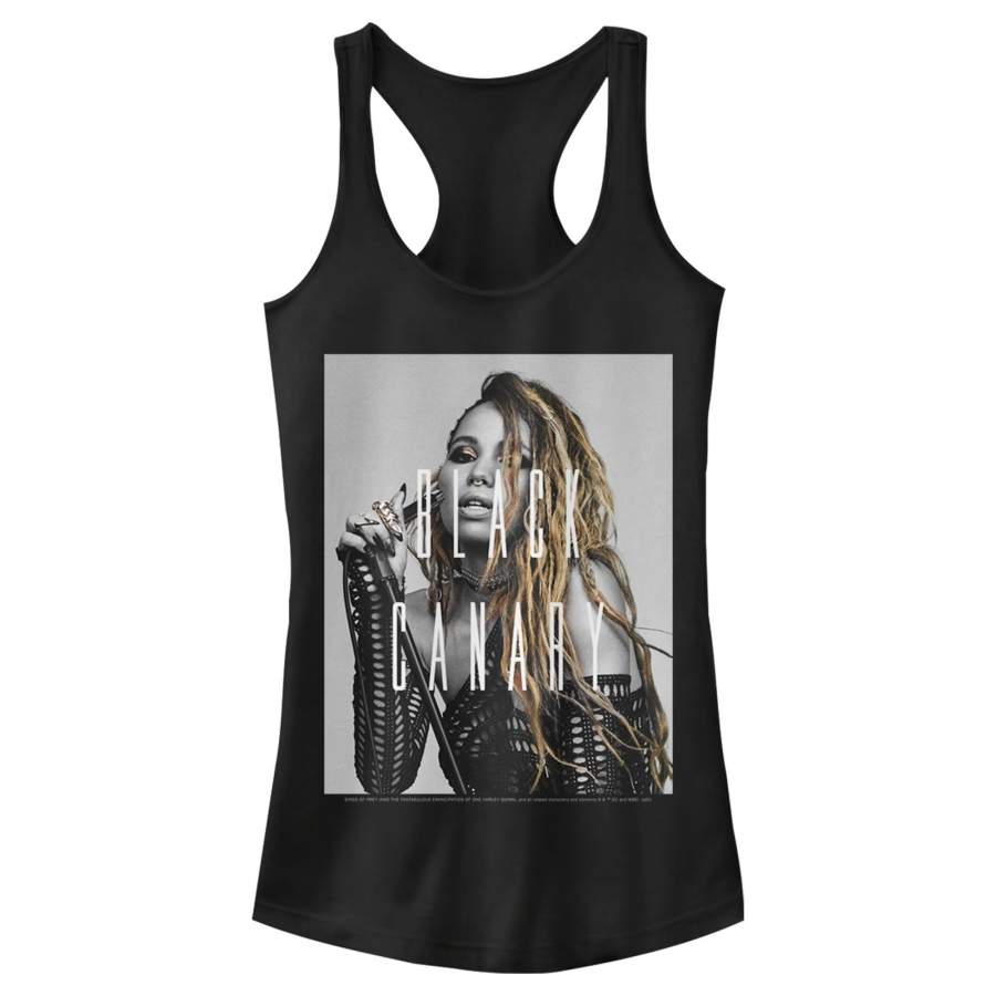 Birds of Prey Junior’s Canary Portrait  Racerback Tank