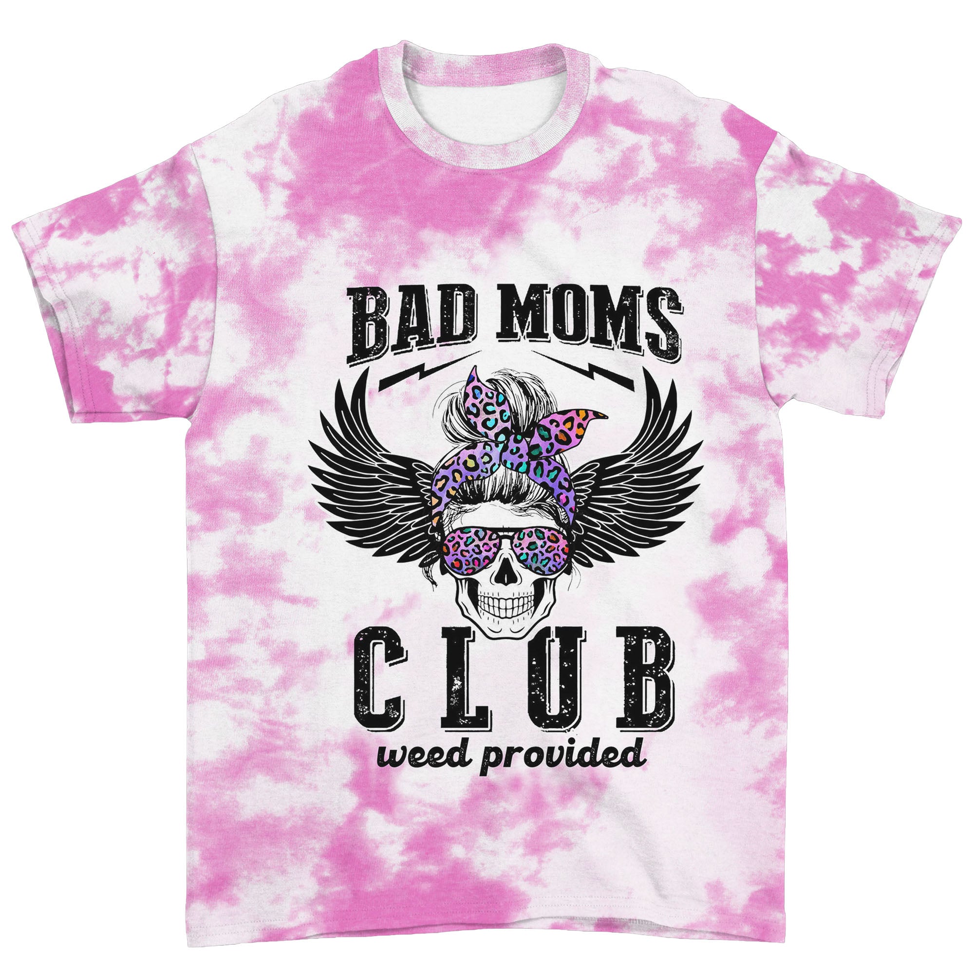 Bad Moms Club Skull Wings Colors All Over Print – Tltr1907212