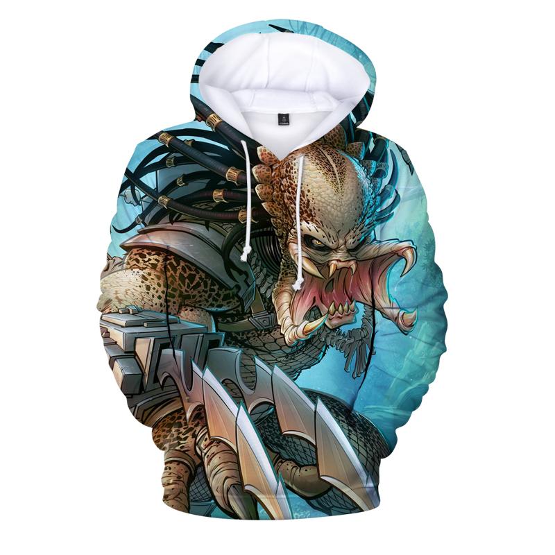 The Predator 3D Printed Hoodie – Movie Casual Sweatshirts Streetwear