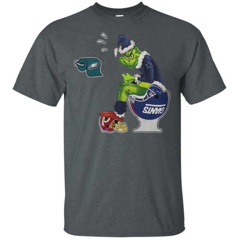 Grinch Santa Dallas Cowboys Toilet Shirt Shirt – Winingspin Store