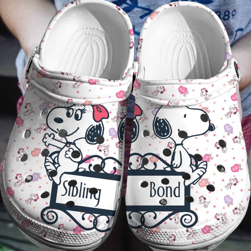 Peanuts Snoopy Crocs Clogs Shoes Comfortable Crocband 3D