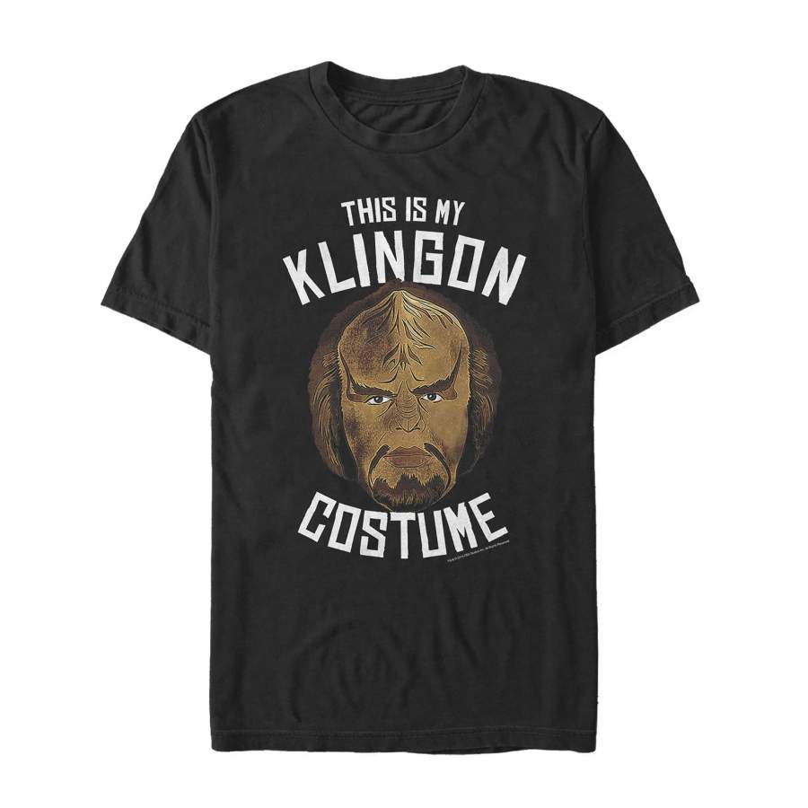 Star Trek Men’s This is My Klingon Costume  T Shirt