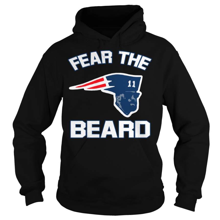 Fear the beard New England Patriots Hoodie