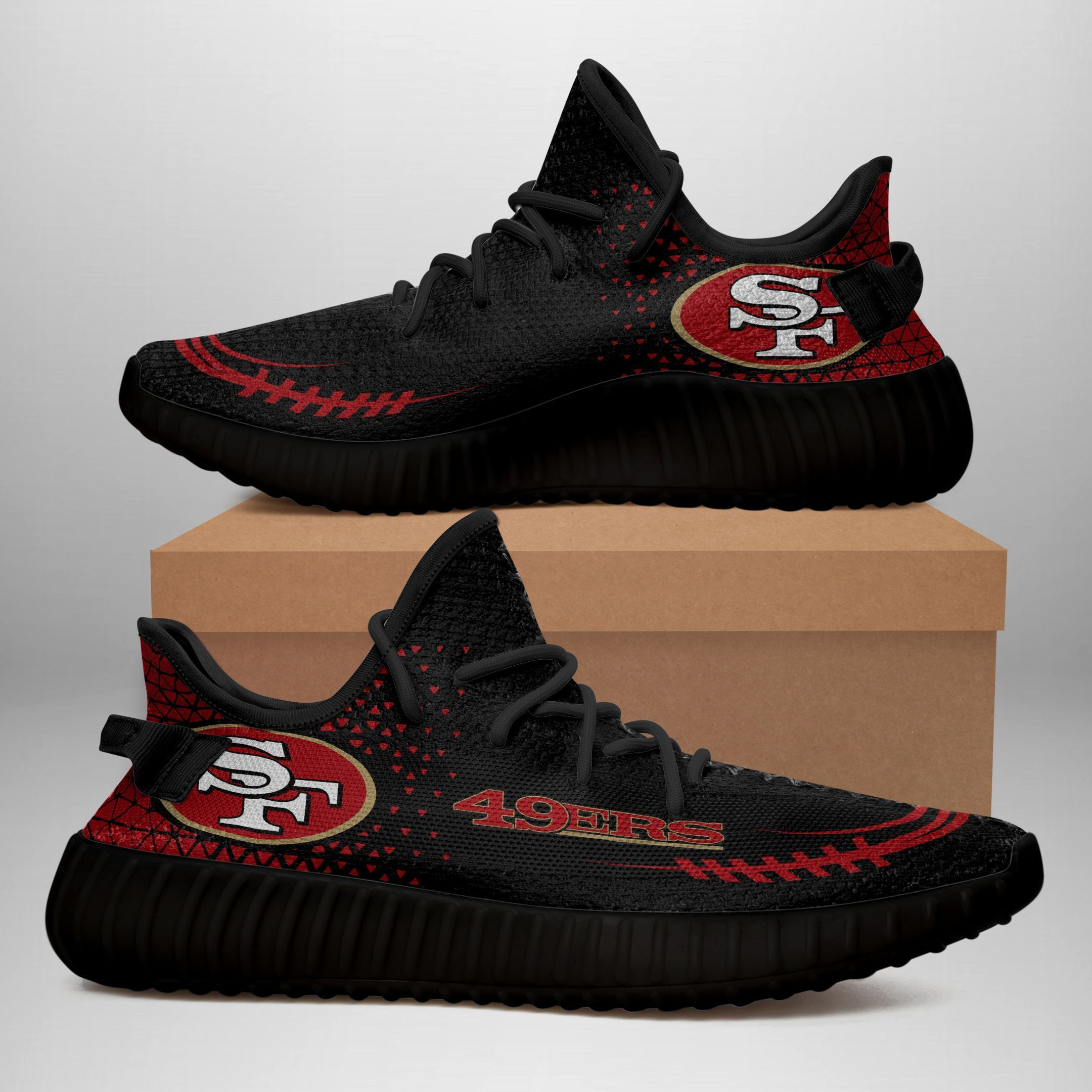 San Francisco 49Ers Yeezy Shoes 015