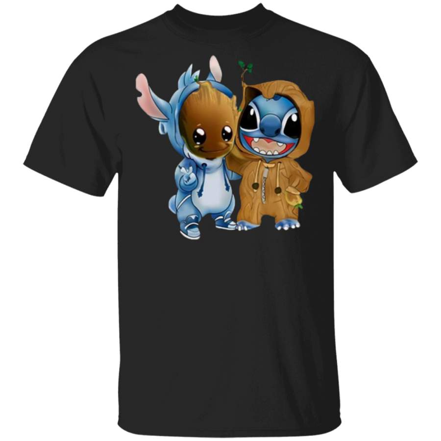 Stitch and Groot tshirt T-Shirt