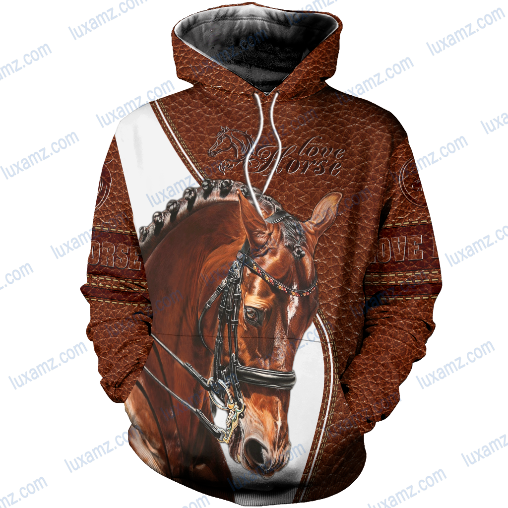 BROWN HORSE ALL OVER PRINT