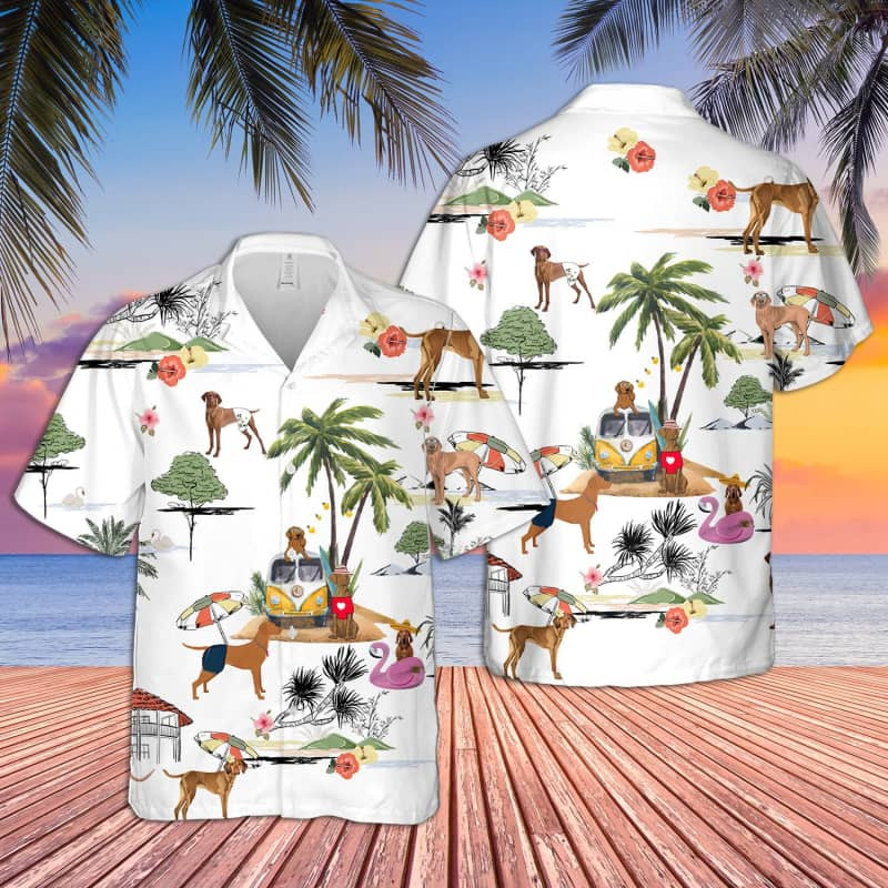 Felacia Unisex Vizsla Beach Hawaii Shirt Ha63187