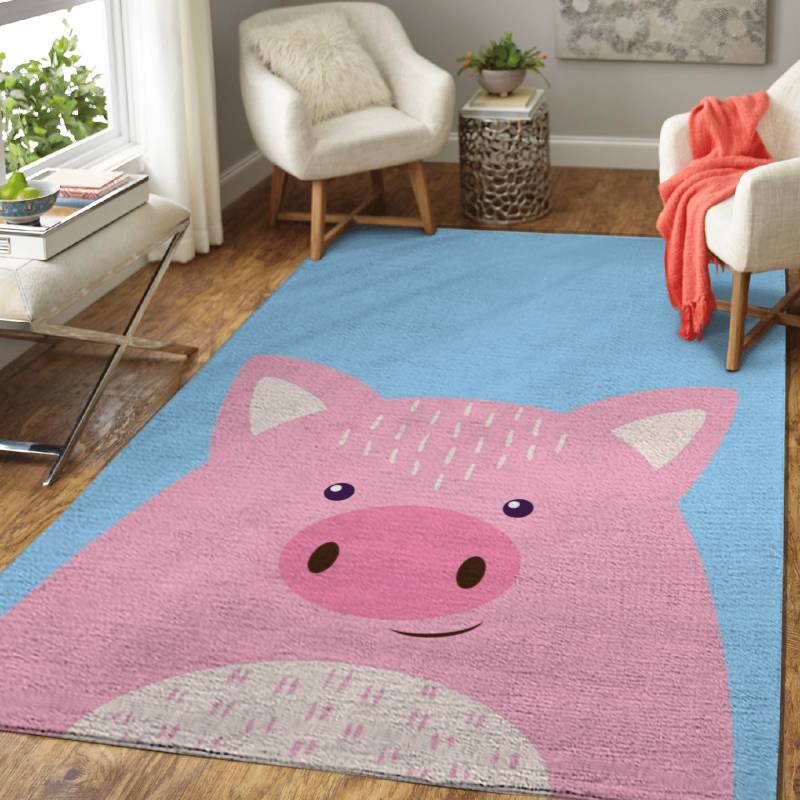 Pig – Cute Animals Area Rug Carpet