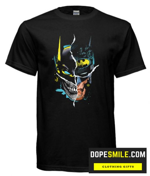 Batman Gotham Faces DC Comics Bruce Wayne offiziell Männer T-Shirt