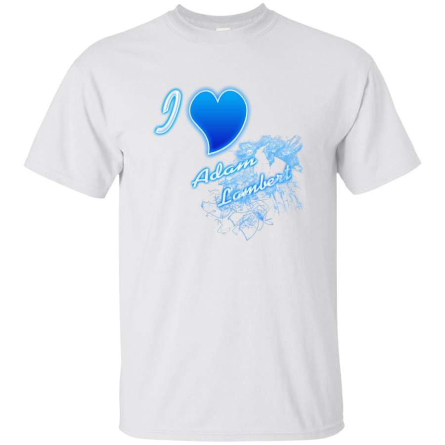 AGR American Idol I love Adam Lambert Mens Cotton T-Shirt