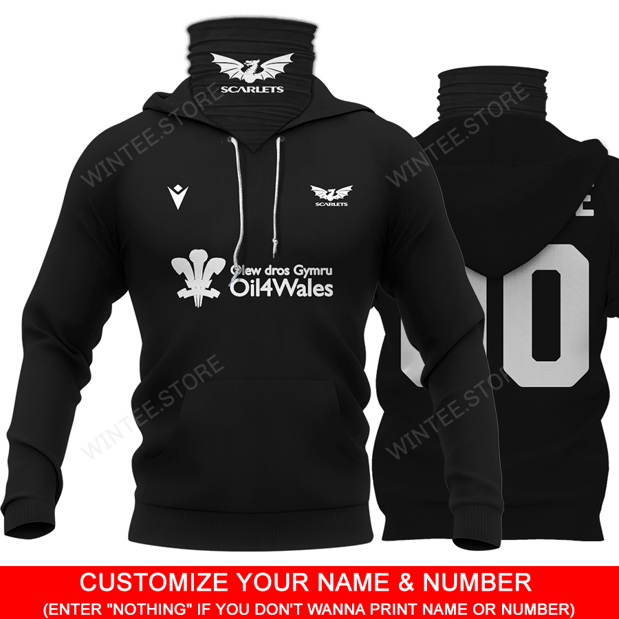 04Scarlets001 – CUSTOMIZE YOUR NAME & NUMBER – HOT SALE 3D PRINTED