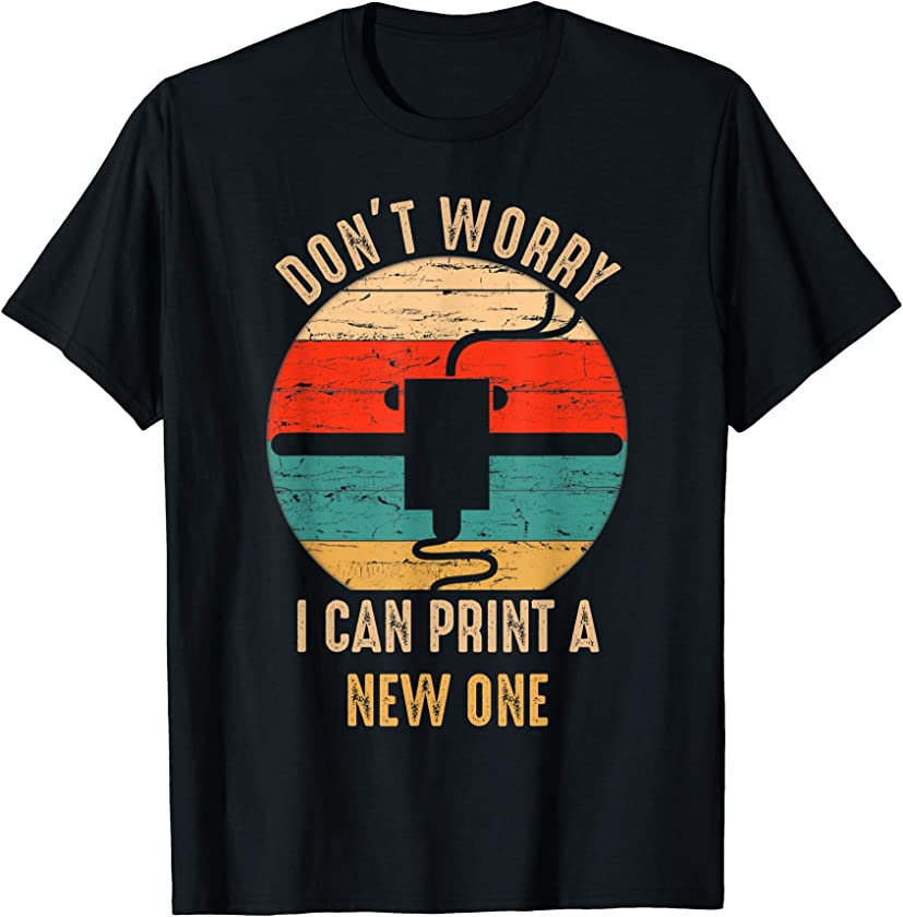 Vintage Retro 3D Printer Tee Gift idea for Geeks T-Shirt