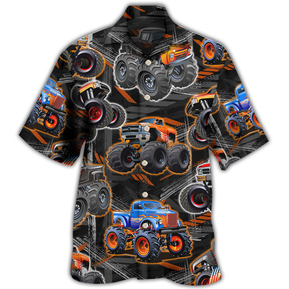 Monster Truck Racing Art Hawaii Shirt Ha51899