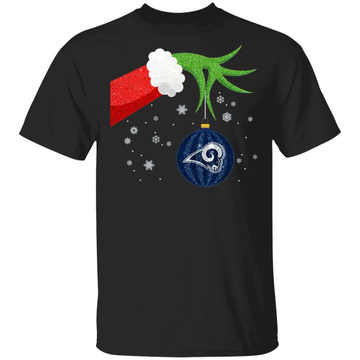 Christmas Ornament Los Angeles Rams The Grinch Shirt