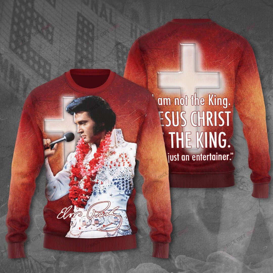 Elvis Presley Crewneck Sweatshirt 3Cs-W4V1